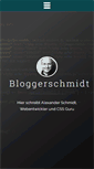 Mobile Screenshot of bloggerschmidt.de